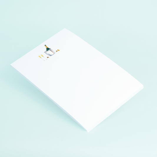 Champagne Celebration Notepad