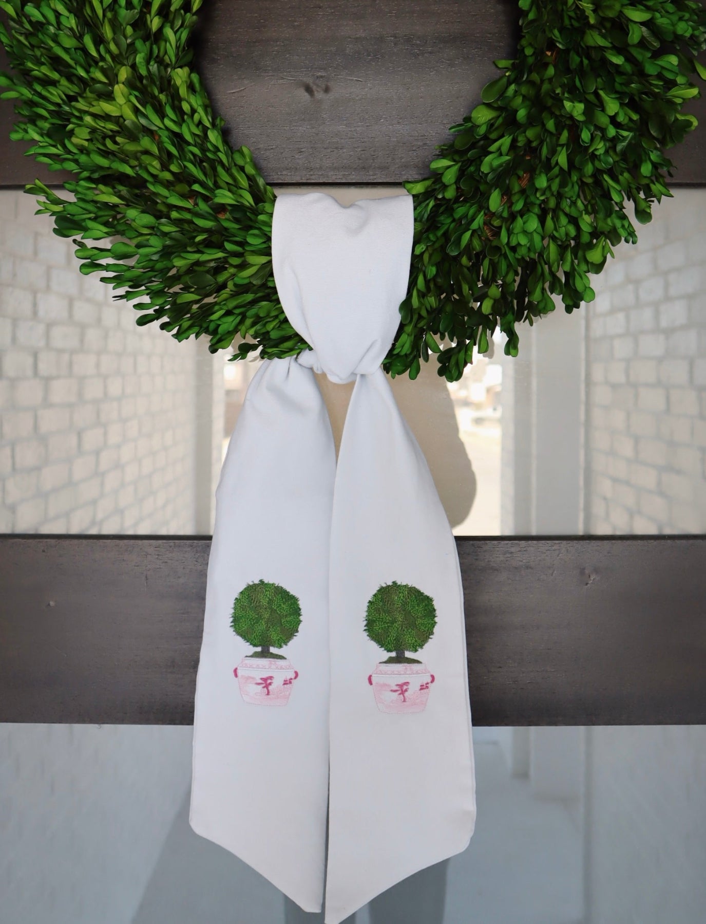 Single Design Wreath Sash