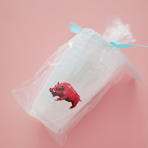 Red Hog Frosted Cups | Set of 6